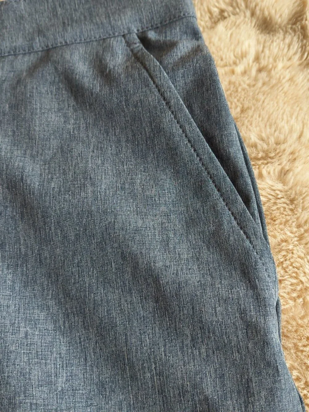 Blue Heathered Adidas Shorts